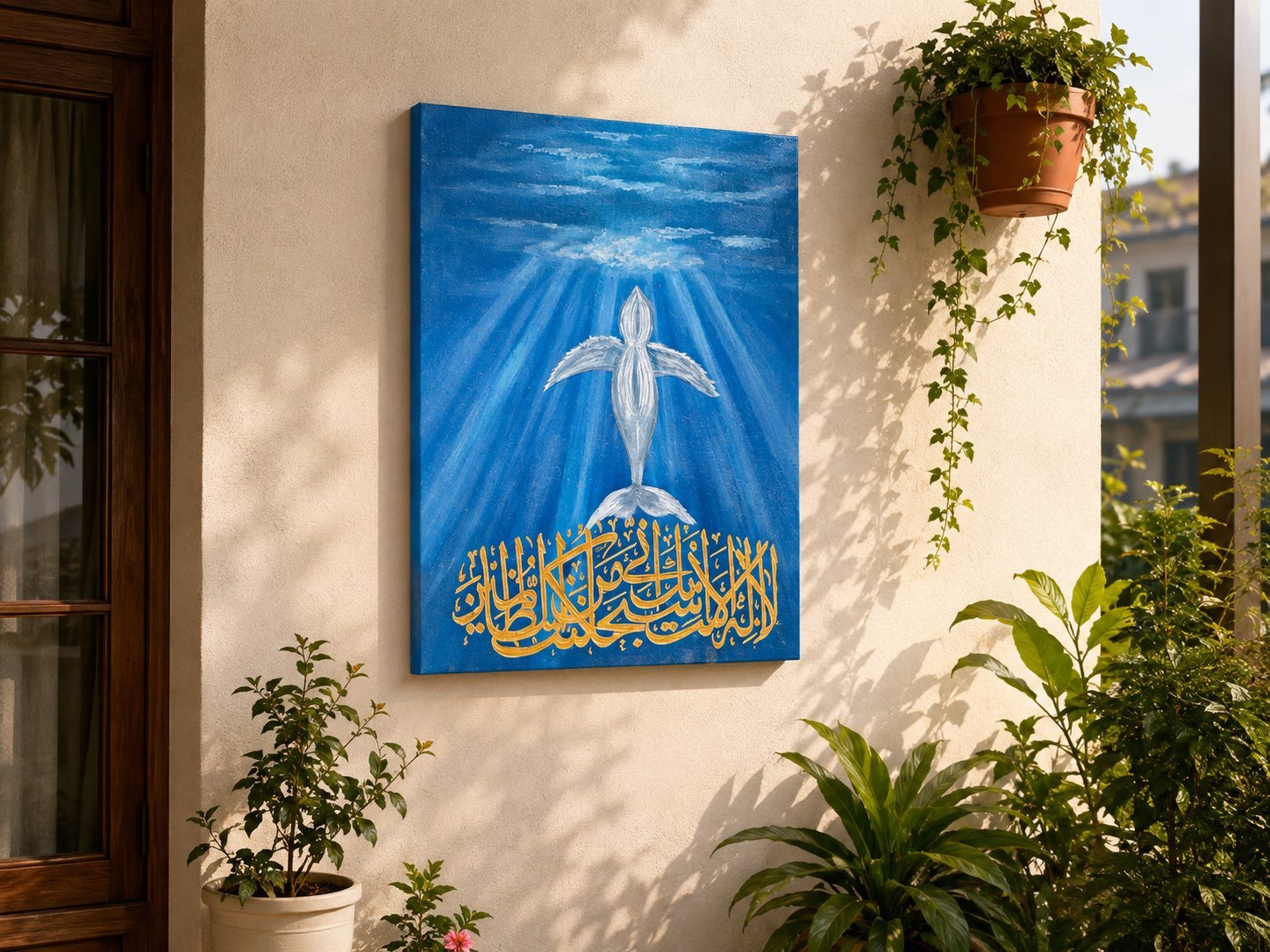 La Ilaha Illa Anta Subhanaka Inni Kuntu Minaz-Zalimin Islamic Wall Art | Quranic Calligraphy - Image 3